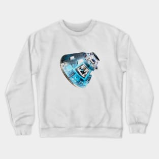 Apollo in Blue Crewneck Sweatshirt